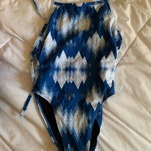 Jolyn tie back one piece swimsuit